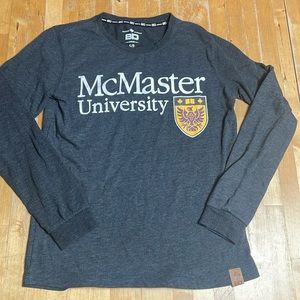 Women’s McMaster University long sleeve tshirt